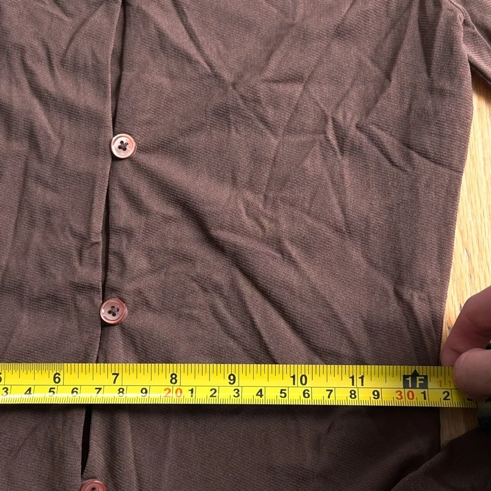 Aritzia Wilfred mesh long sleeve button up - Picture 7 of 12